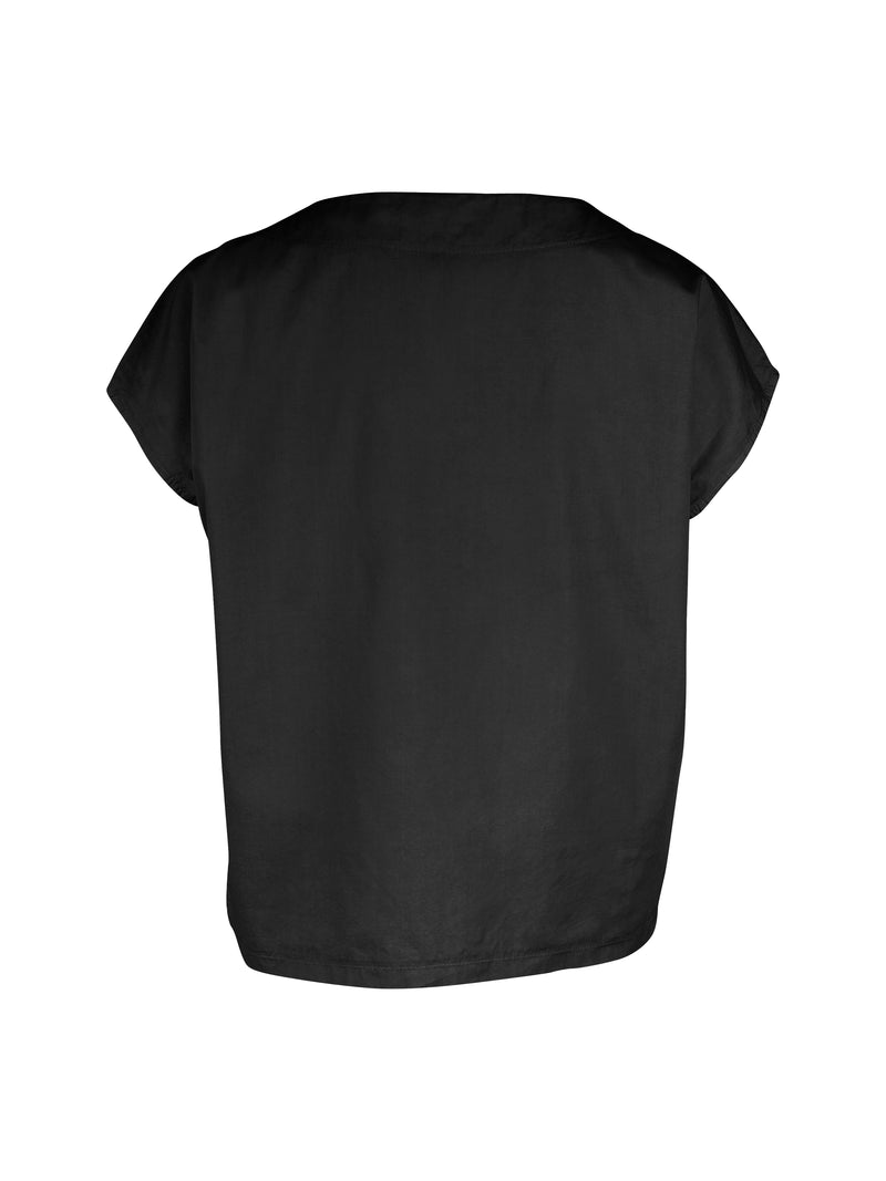 NÜ YELDA T-Shirt Tops und T-shirts Schwarz