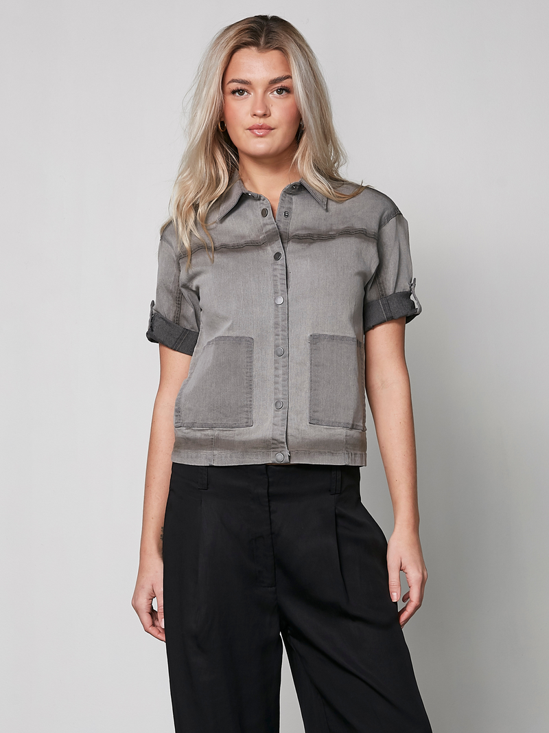 NÜ YELENA Hemd Hemdblusen 901 Grey