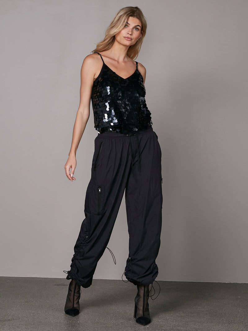 NÜ YEN Hose Hosen Schwarz