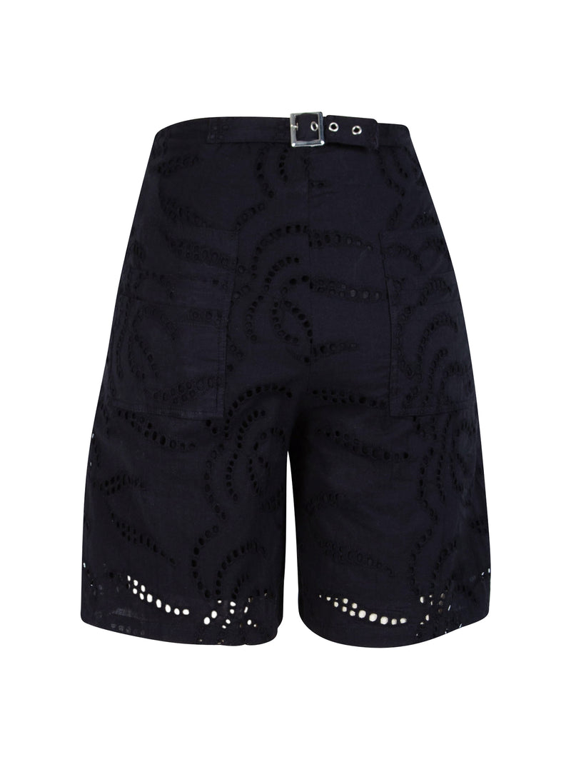 NÜ YETTA Shorts Shorts Schwarz