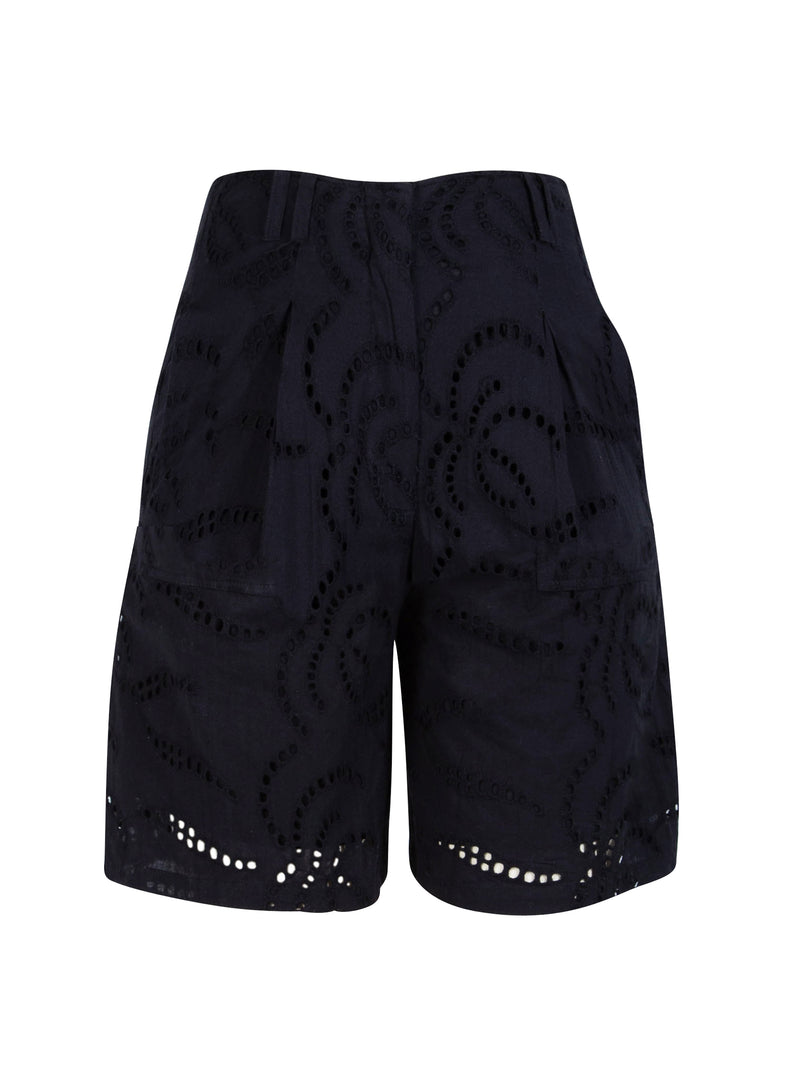 NÜ YETTA Shorts Shorts Schwarz