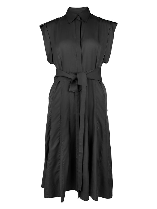 NÜ YMKE Kurzarmkleid Kleider Schwarz