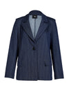 NÜ YNN Blazer Blazers 467 Blue Stripe