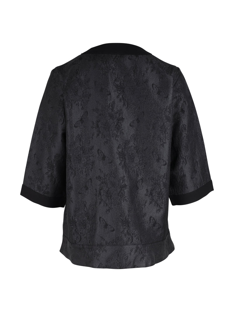 NÜ YURI Bluse Blusen Schwarz