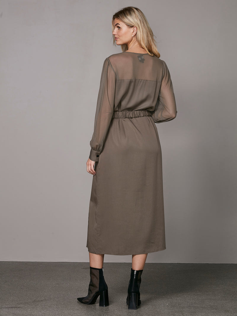 NÜ YVE Kleid Kleider 230 Mud