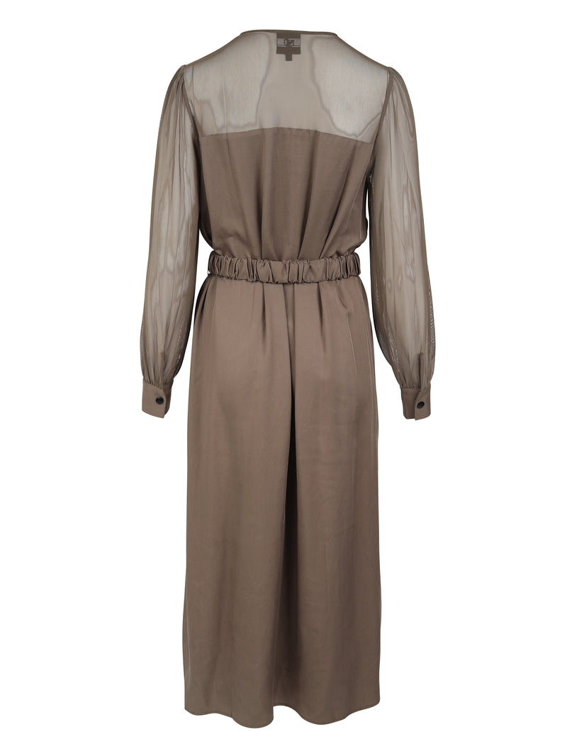 NÜ YVE Kleid Kleider 230 Mud