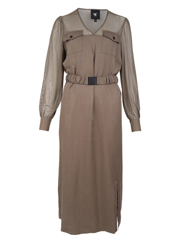 NÜ YVE Kleid Kleider 230 Mud
