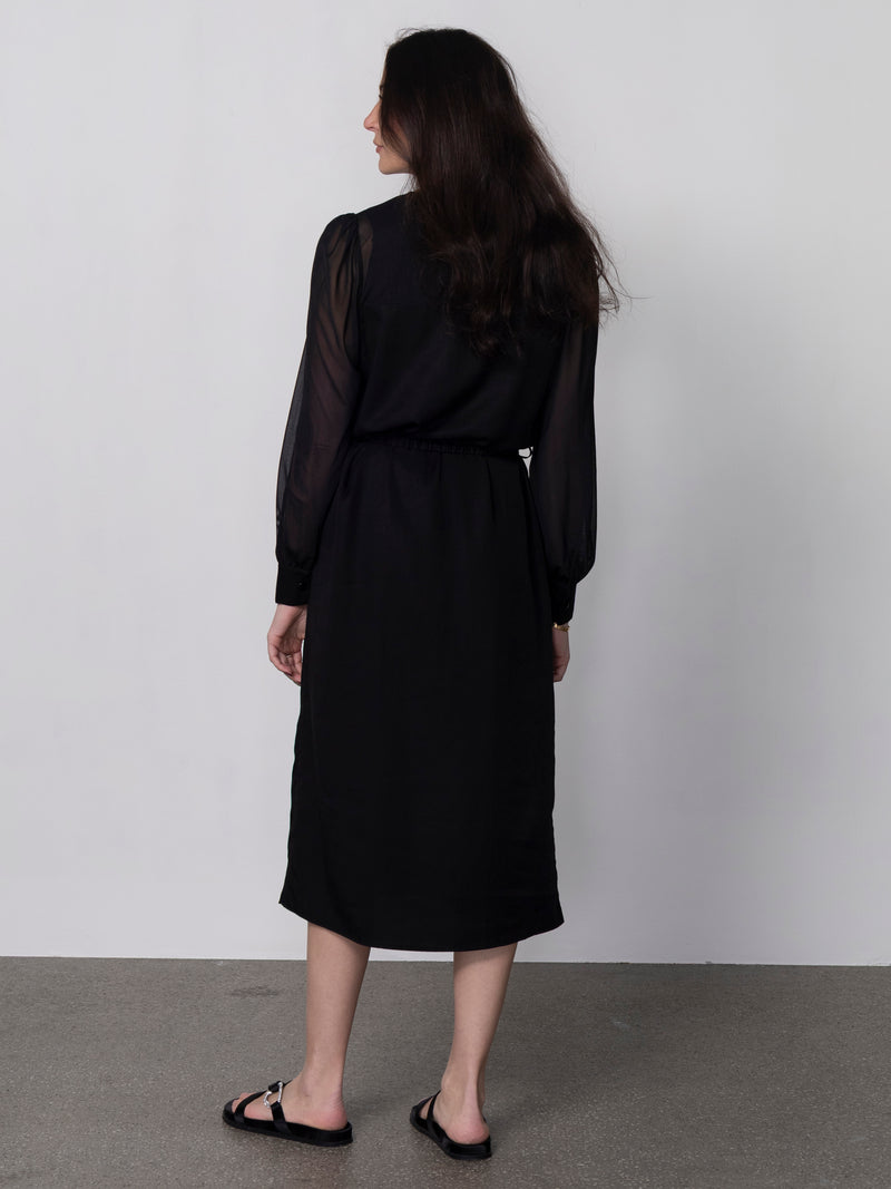 NÜ YVE Kleid Kleider Schwarz