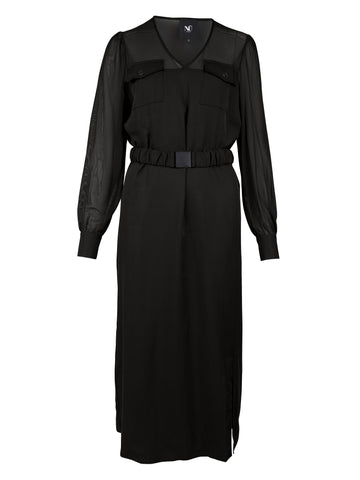 NÜ YVE Kleid Kleider Schwarz