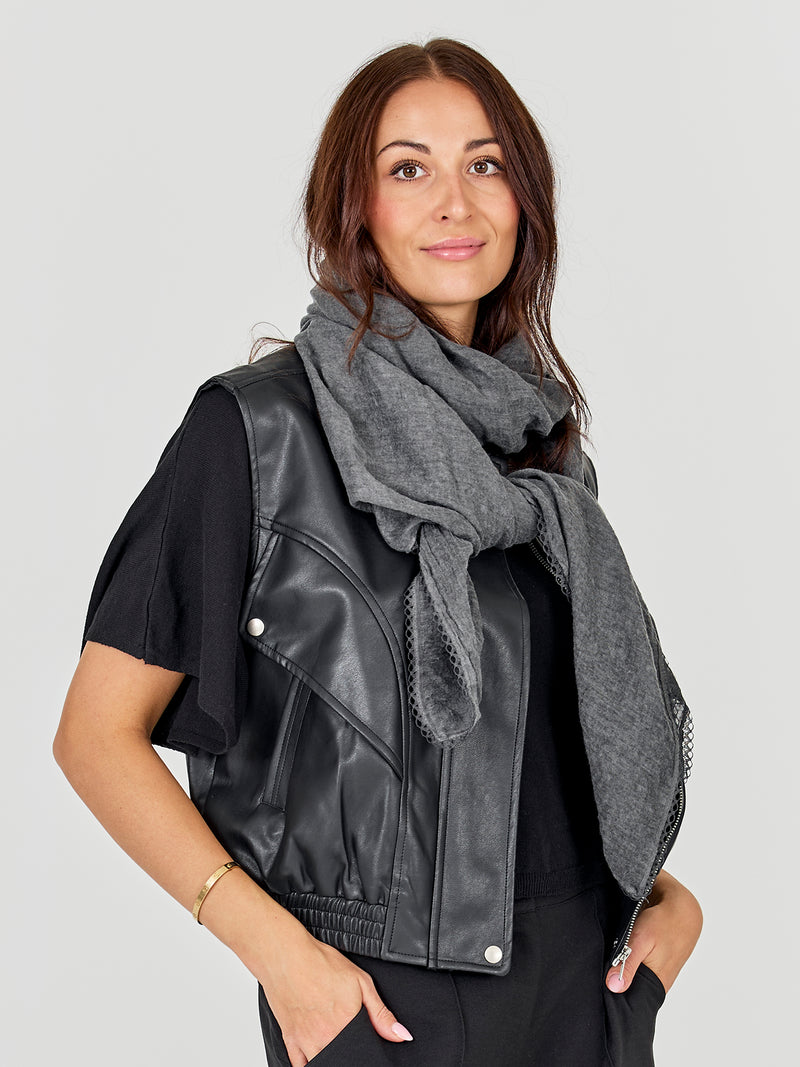 NÜ ZALA Schal Schals 901 Grey mix