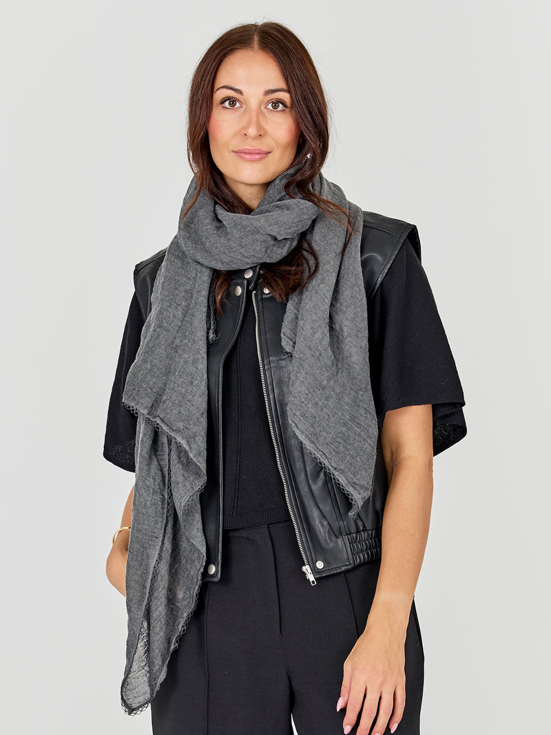 NÜ ZALA Schal Schals 901 Grey mix