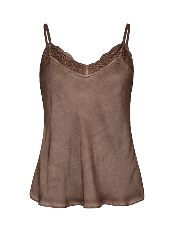 NÜ ZALLY Oberteil Tops und T-shirts 235 Cappuccino