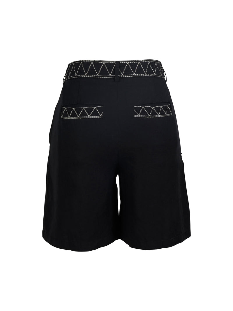 NÜ ZANNA Shorts Shorts Schwarz