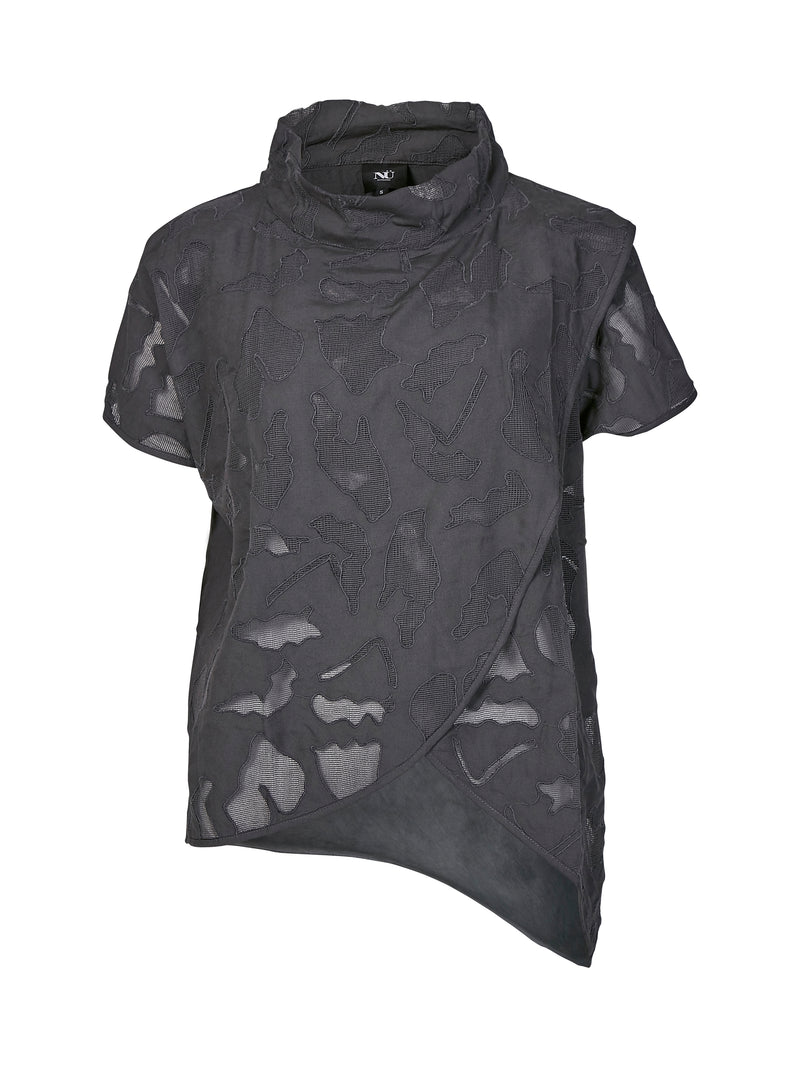 NÜ ZAYA Oberteil Tops und T-shirts 987 dark grey