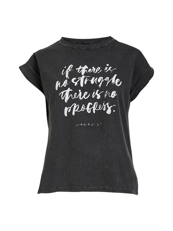 NÜ ZELDA Text T-Shirt Tops und T-shirts 000 Black Print