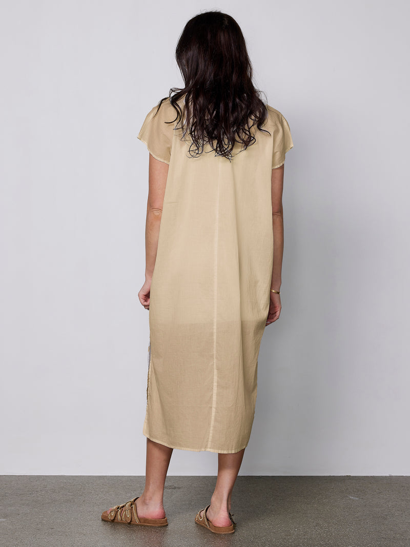 NÜ ZELMA Kaftan Kleid Kleider 522 Wheat