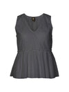 NÜ ZELMA Oberteil Tops und T-shirts 987 dark grey