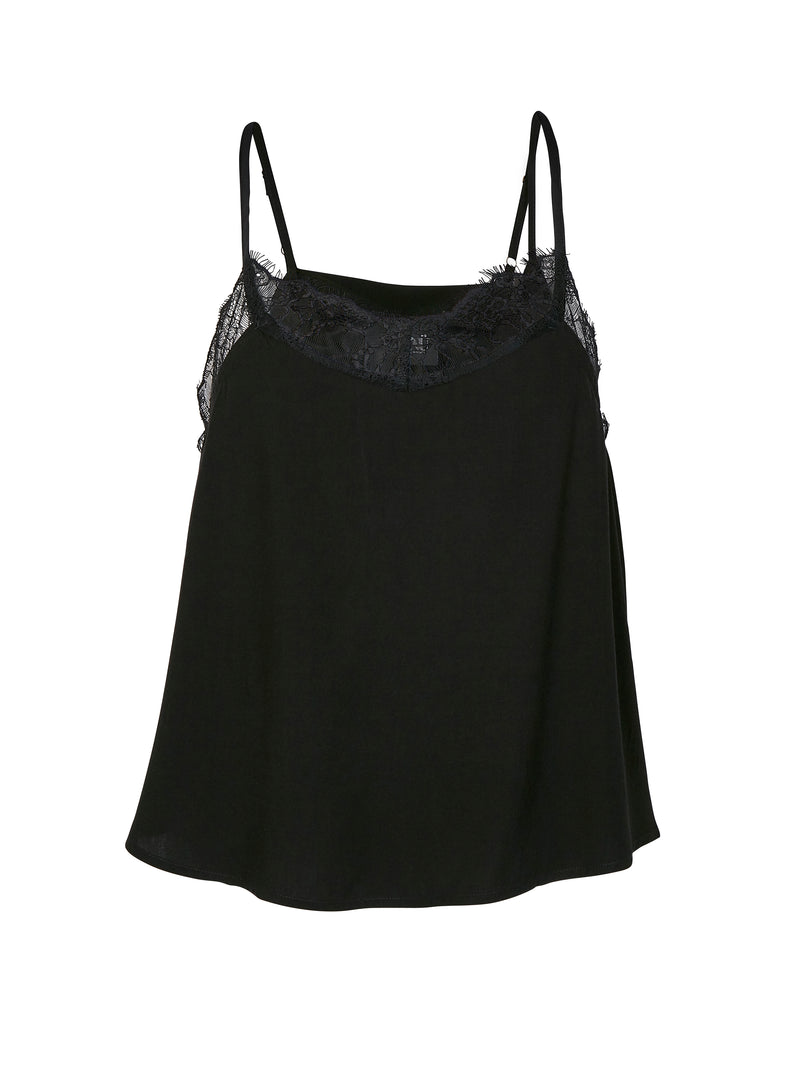 NÜ ZENIA Top Tops und T-shirts Schwarz