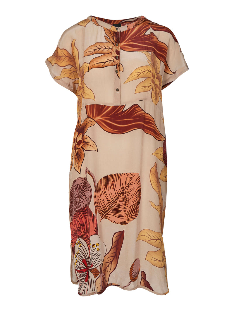 NÜ ZENTA Tunika Kleider 658 Terracotta Mix