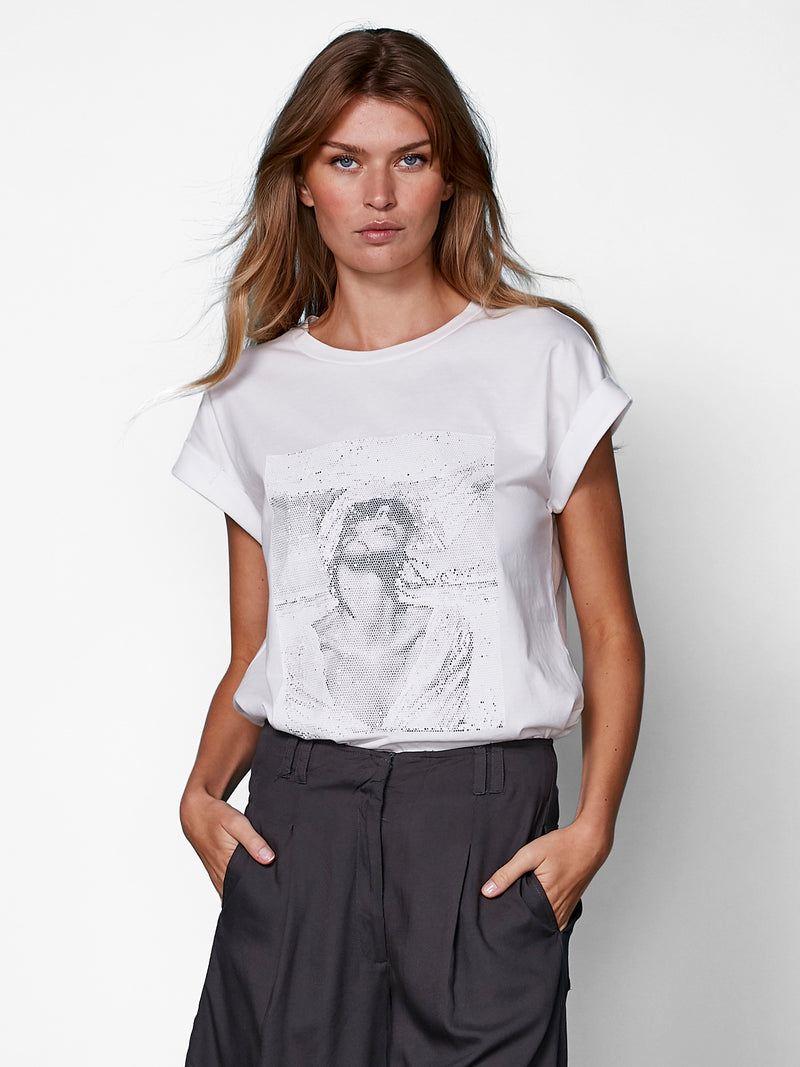 NÜ ZILJA T-Shirt Tops und T-shirts 110 Creme