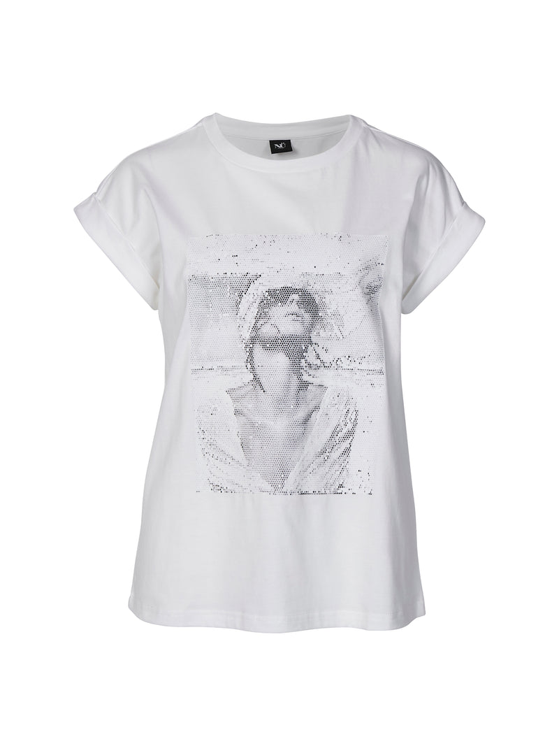 NÜ ZILJA T-Shirt Tops und T-shirts 110 Creme