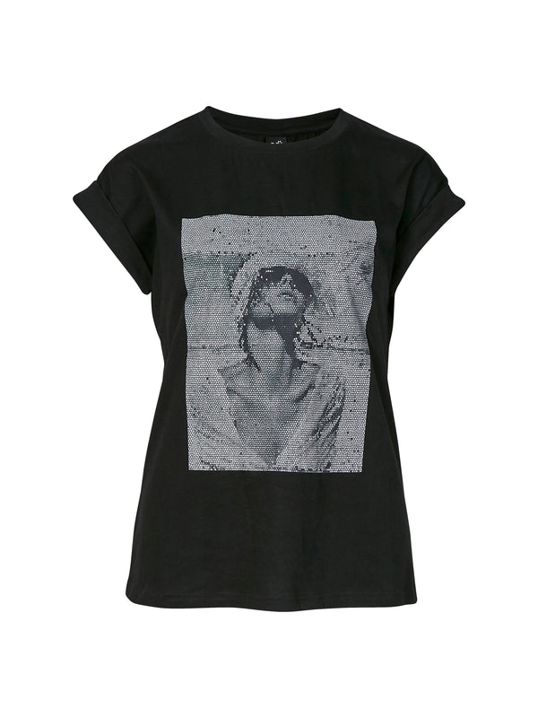 NÜ ZILJA T-Shirt Tops und T-shirts Schwarz