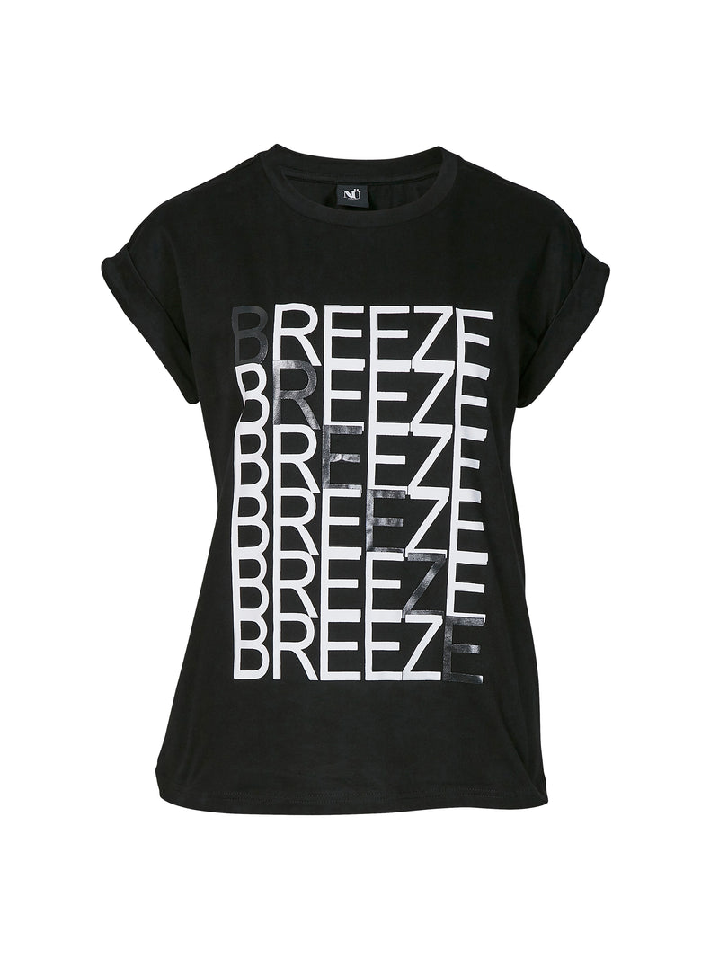 NÜ ZILJA T-Shirt Tops und T-shirts Schwarz