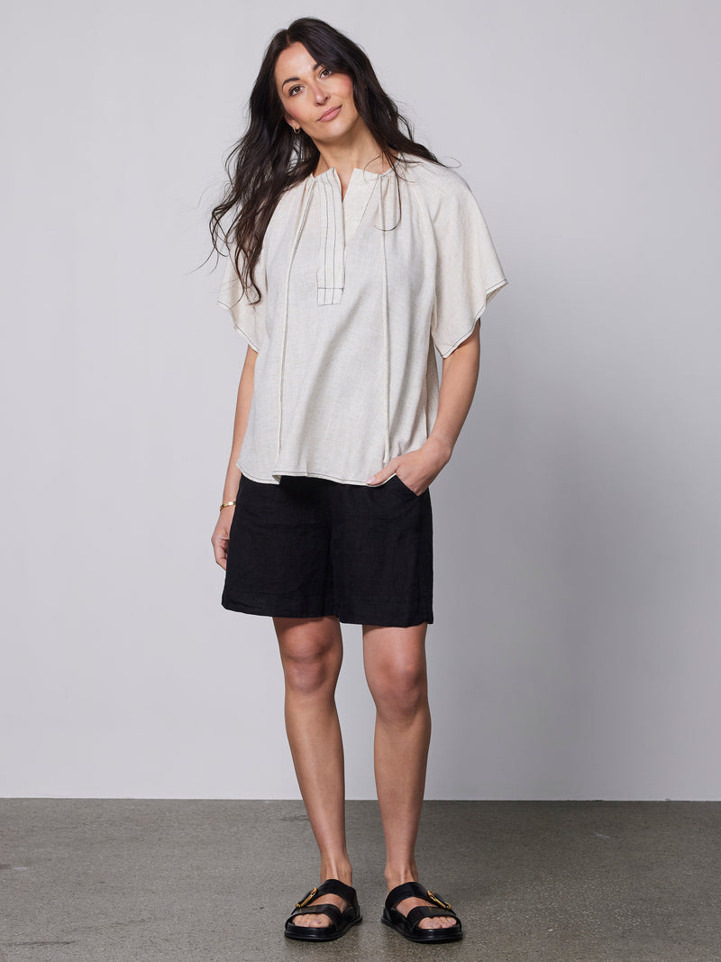 NÜ ZITA Bluse Blusen 150 Sand