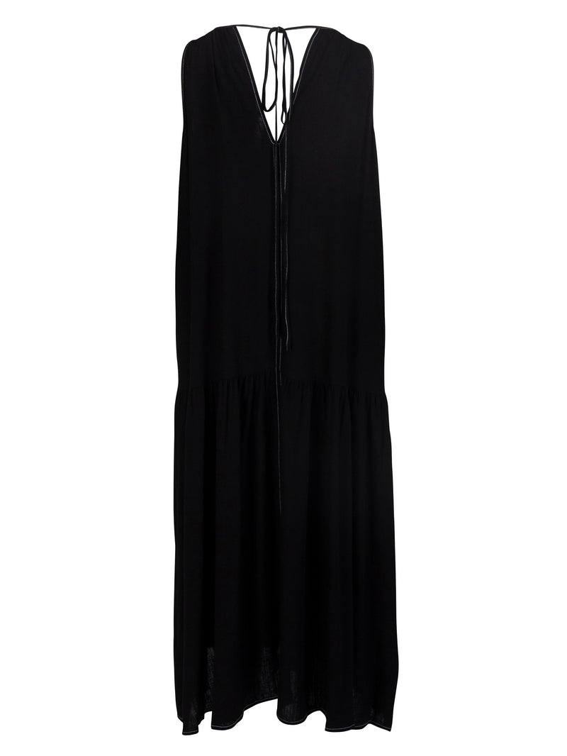 NÜ ZITA langes Kleid Kleider Schwarz