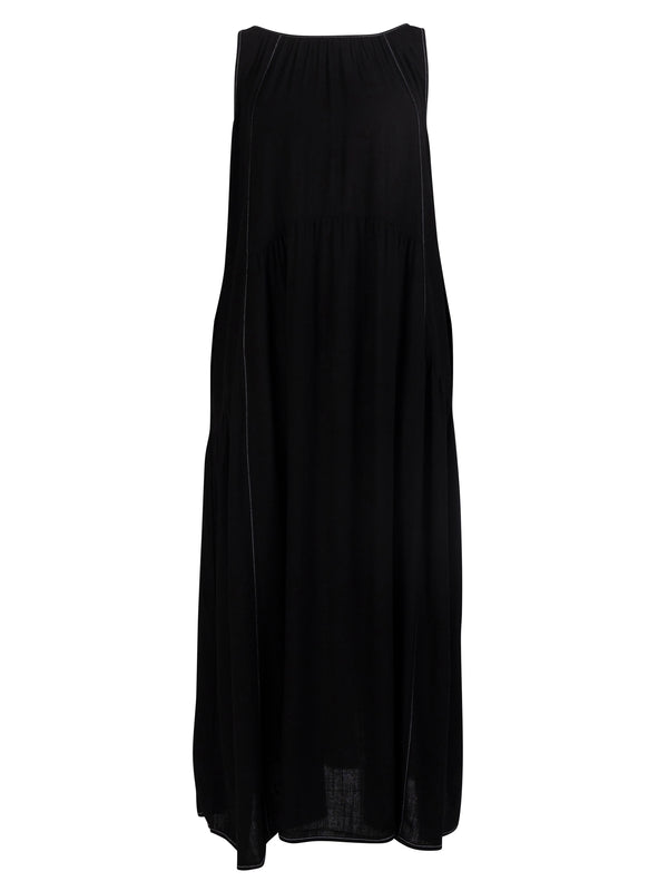 NÜ ZITA langes Kleid Kleider Schwarz