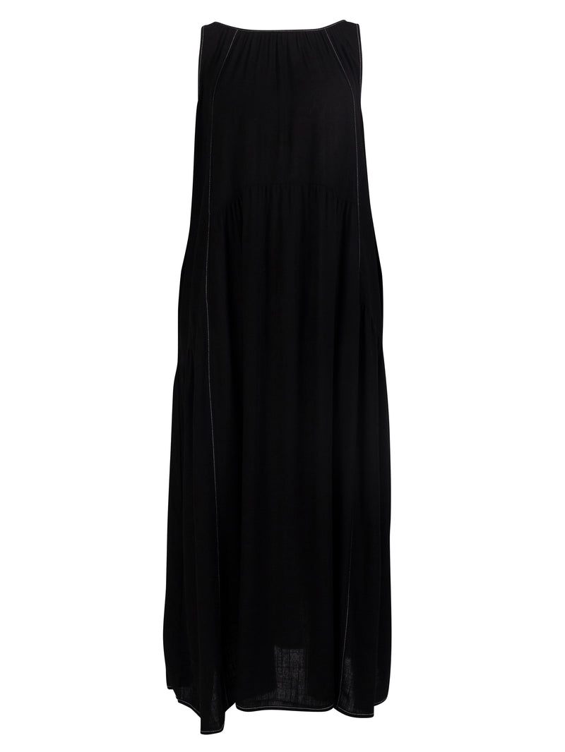 NÜ ZITA langes Kleid Kleider Schwarz