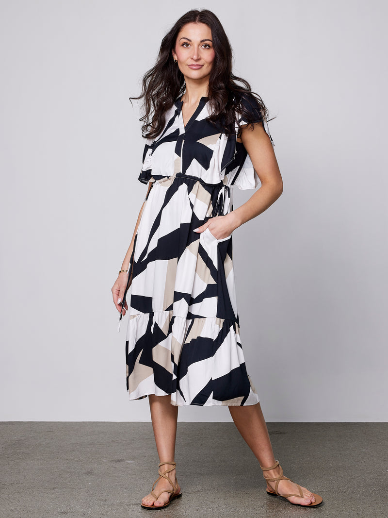 NÜ ZOE Kleid Kleider Schwarz mix
