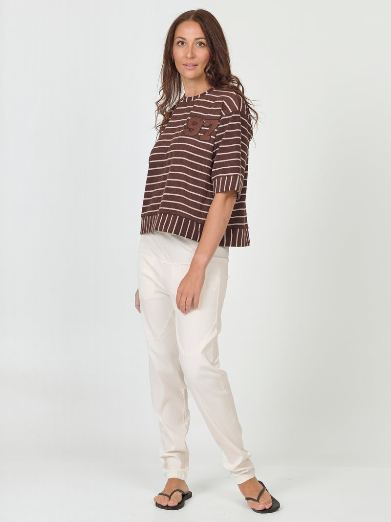 NÜ ZOHA CARMEN trousers Hosen 112 Bone