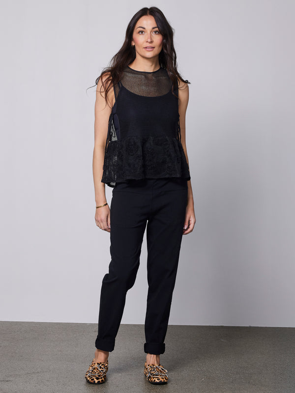 NÜ ZOHA CARMEN trousers Trousers 000 Solid black