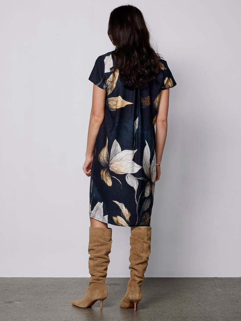 NÜ ZOYA Kleid Kleider Schwarz mix