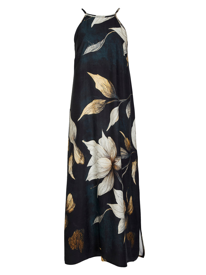 NÜ ZOYA Trägerkleid Kleider Schwarz mix