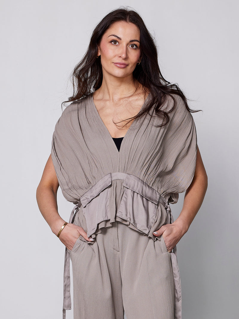 NÜ ZURI Oberteil Tops und T-shirts 130 sand