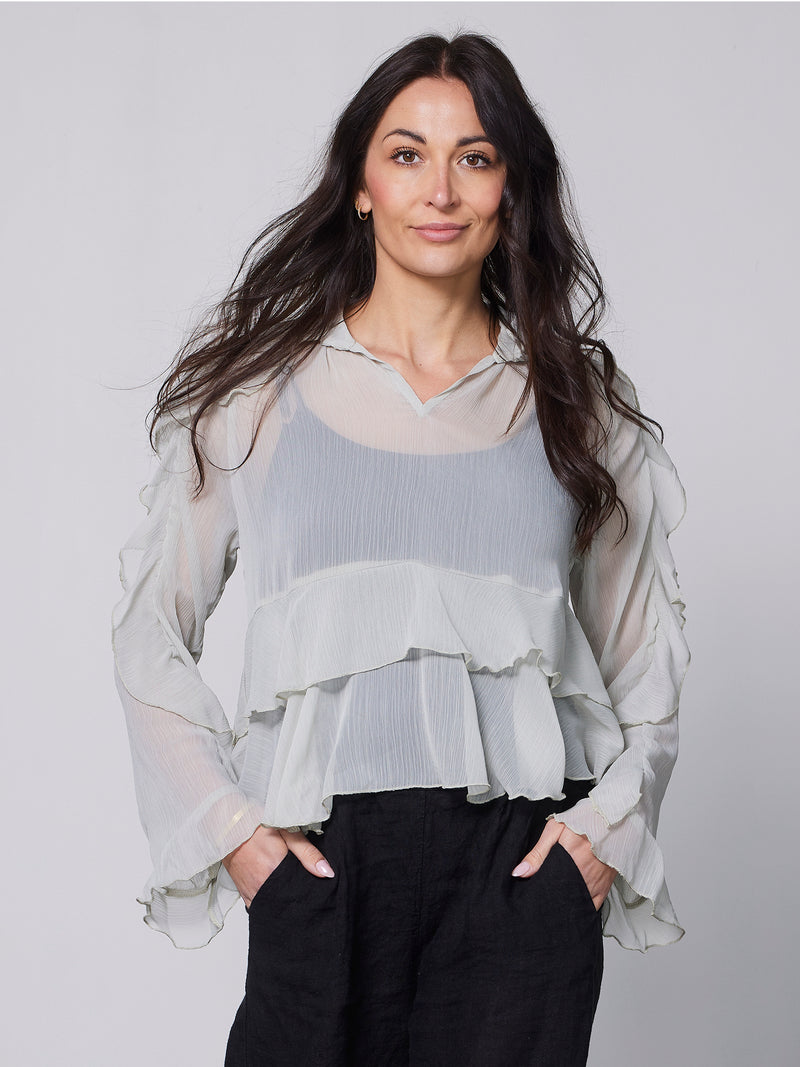 NÜ Zen-Bluse Blusen 112 Bone
